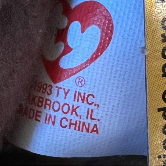 RARE McDonald's Brittania Erin Glory & Maple TY Beanie Babies Bear Complete Set - Picture 12 of 16